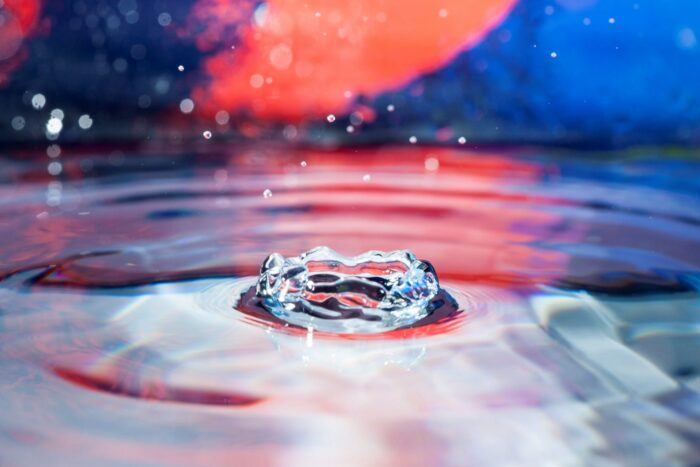 Water drop illustrates blog "Why Does My HVAC Sound Like Running Water?"