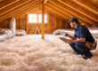Attic insulation upgrade reducing insulation heating costs in a Texas home