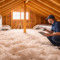Attic insulation upgrade reducing insulation heating costs in a Texas home