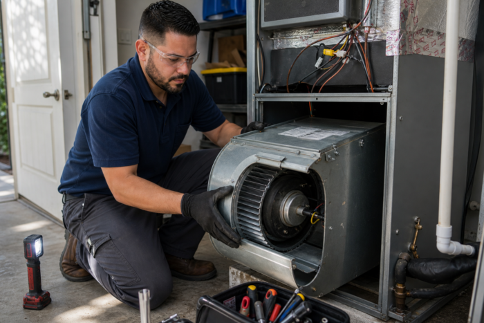 home ac fan won't turn on inspection at a San Antonio area home