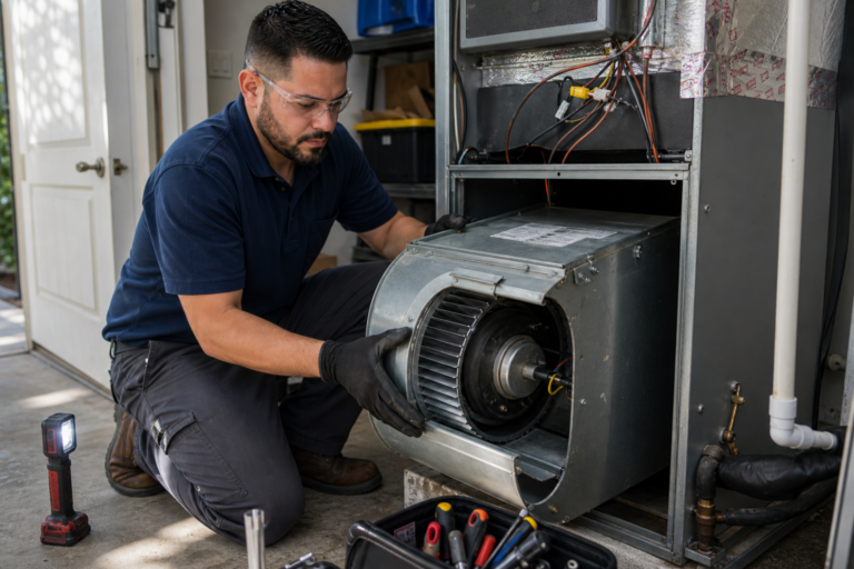 home ac fan won't turn on inspection at a San Antonio area home