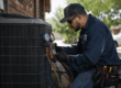 emergency ac repair inspection at a San Antonio area home