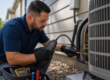 hvac repair san antonio inspection at a San Antonio area home