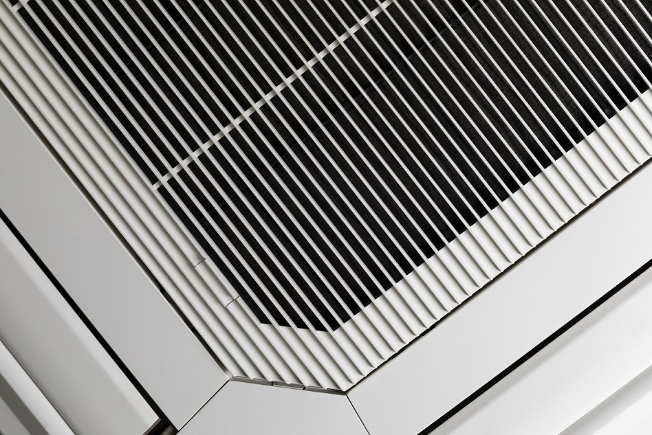Closeup of AC grille